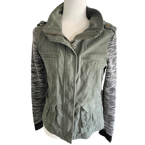 Mudd Jackets & Blazers - 🍒3/$20 🎉HPX2🎉 MUDD Army Green Utility Jacket Size M